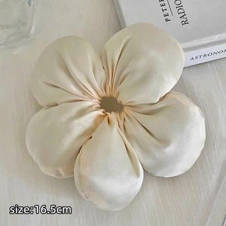 CỘT TÓC SIZE TO HOA LỤA PHỒNG (MÀU)