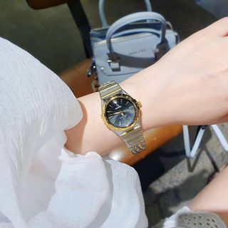 ĐỒNG HỒ NAM NỮ TRUNG CẤP ÔMÊGO DÂY THÉP VIỀN LA MÃ