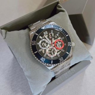 ĐỒNG HỒ NAM CAO CẤP GUEZ GW0488G DÂY INOX MẶT CHONOGRAP THỂ THAO