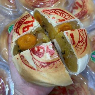 BÁNH PÍA ĐẬU XANH MỠ HÀNH SIÊU TO, ĂN LÀ PHÊ 600G - WINNIE HOUSE