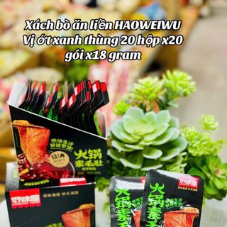 XÁCH BÒ ĂN LIỀN HAOWEIWU – MÊ MẨN TỪ MIẾNG ĐẦU TIÊN!