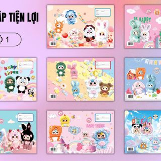 SET 10 BAO TẬP LỒNG KIẾN (MẪU DÀY) SIZE 15.5 X 20.5CM