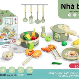 Bộ Đồ Chơi Nhà Bếp Nấu Ăn Cho Bé 35 Chi Tiết