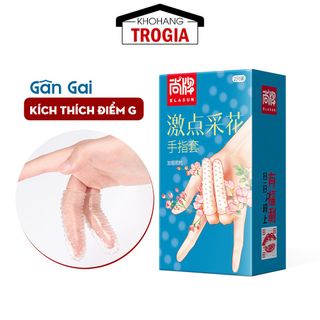[Giá Sỉ Cực Tốt] Bao Cao Su Ngón Tay ELASUN, Bcs Gân Gai Đeo Ngón Tăng Hưng Phấn Cho Nàng, Thành Phần Silicon An Toàn Khi Sử Dụng (Hộp 2C)