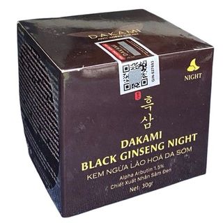 Kem nám sâm đen Dakami black Ginseng chính hãng ( kem ban ngày , kem ban đêm mẫu mới nhất)