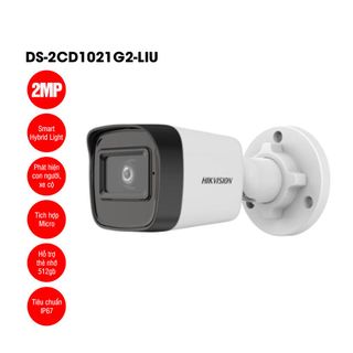 Camera IP 2MP thân trụ HIKVISION DS-2CD1021G2-LIU