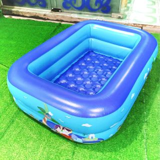 Bể Bơi Phao Chữ Nhật Cho Bé 1m2 - 2 Tầng