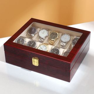 Hộp Đựng Đồng Hồ Gỗ 10 Chiếc Cao Cấp