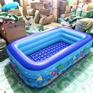 Bể Bơi Phao Chữ Nhật 2m1 - 3 Tầng