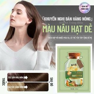 Dầu Gội nhuộm thảo dược hộp 10 gói