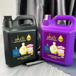 LOẠI XỊN SG: NƯỚC GIẶT PARIS 5 LÍT LUXURY GOLD (Loại xịn lưu hương)- New (T5) (Can)