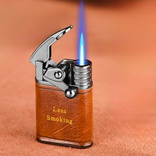 BẬT LỬA KHÈ BÚNG TAY BỌC DA - XÀI GAS