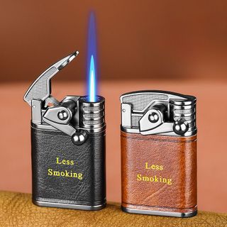 BẬT LỬA KHÈ BÚNG TAY BỌC DA - XÀI GAS