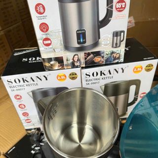 Ấm Đun Siêu Tốc Sokany Inox Thép Không Gỉ