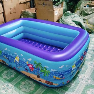 Bể Bơi Phao Chữ Nhật 1m8 - 3 Tầng