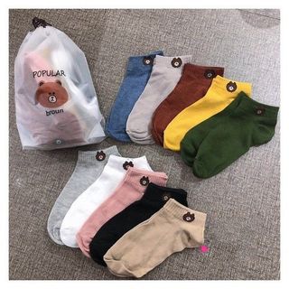 TẤT GẤU HỌA TIẾT ( 1 BỊCH 10 ĐÔI )