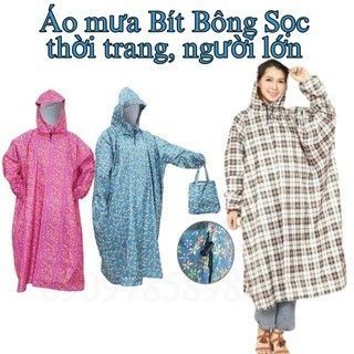 ÁO MƯA BÍT VẢI DÙ HỌA TIẾT HOA VĂN
