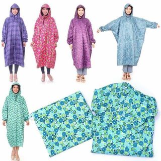 ÁO MƯA BÍT VẢI DÙ HỌA TIẾT HOA VĂN