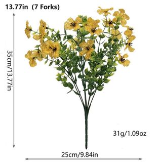Cành hoa Dâm bụt - hoa nhựa 5-6-7 tay đủ màu. Bao đẹp như hình.