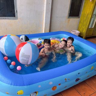 Bể Bơi Phao Gia Đình 2m55 - 3 Tầng