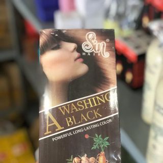 Dầu Gội Phủ Bạc Thảo Dược Sin Hair Màu Nâu 500ml