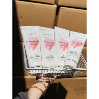 Kem Dưỡng Thể Trắng Da Chống Nắng WHISIS-Premium Collagen Whitening Body Lotion