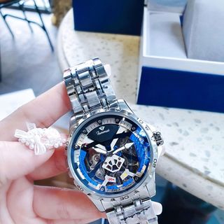 ĐỒNG HỒ NAM CHÍNH HÃNG FUNMEI AUTOMATIC LỘ CƠ FULLBOX TEM HÃNG