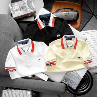 Áo polo TOMYY Hilfigers, logo thêu, chất vải cá sấu xịn