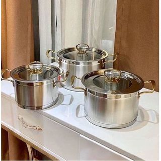 BỘ 3 NỒI INOX CAMEL CAO CẤP