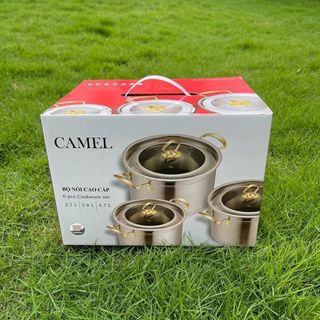 BỘ 3 NỒI INOX CAMEL CAO CẤP