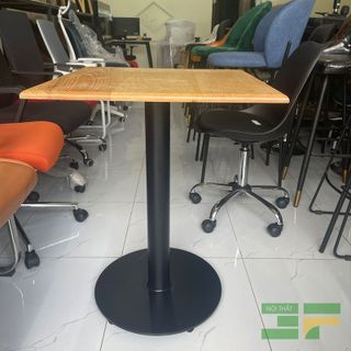 Bàn cafe vuông mặt gỗ chân sắt-Mã: BCF04GV