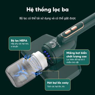 MÁY HÚT BỤI GIƯỜNG - HÚT BỤI QUẦN ÁO GẤU BÔNG THẢM