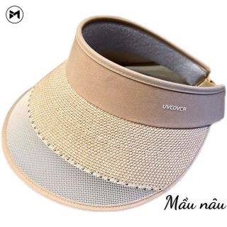 Mũ ( Nón ) Cói Che Nắng Rộng Vành , Hở Chóp