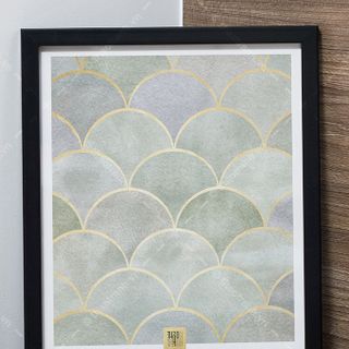 Khung Hình 25x35cm Treo Tường - Khung tranh đính đá - Nhựa Mica trong suốt, sang trọng