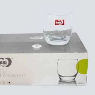 BỘ 6 LY THỦY TINH VÀNG DELI 290ML ES1132HA