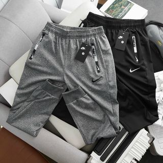 Jogger Nik thun poly 2 da dày mát co giãn 4c thoải mái. 3 túi khoá kéo Size : m l xl 2xl /2222/8c 2 màu/ ri 16c