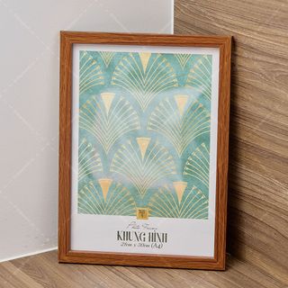 Khung Bằng Khen A4 Thảo Tranh - Mặt Mica Sang Trọng, An Toàn
