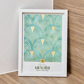 Khung Bằng Khen A4 Thảo Tranh - Mặt Mica Sang Trọng, An Toàn