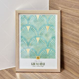 Khung Bằng Khen A4 Thảo Tranh - Mặt Mica Sang Trọng, An Toàn