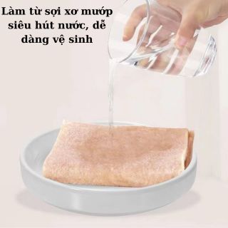 SET 10C Khăn Lau Xơ Mướp Siêu Thấm Hút