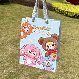 TÚI QUÀ DỌC BABY THREE (32X26X12CM)