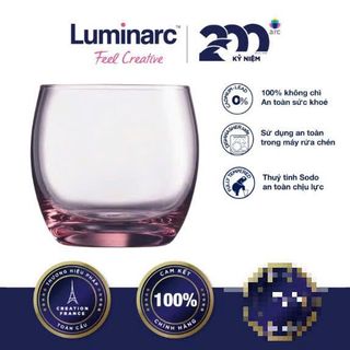 BỘ 6 LY THỦY TINH 320ML LUMINARC SAITO ICE PINK J5386