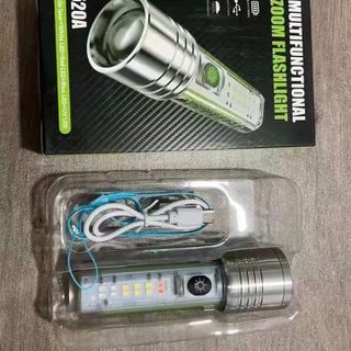 Đèn Pin Móc Khóa Mini 520A  Đèn LED 6 chế độ, Đèn Leo Núi Cắm Trại, Đèn UV Đèn Chiếu Sáng Di Động Đa Năng