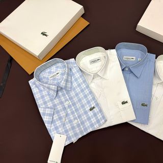 Sơ mi ngắn tay nam. Chất cotton , dòng nhà máy dư xịn. 2 loại trắng,Oxford và sọc nhuyển chìm