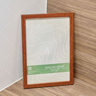 Khung Hình 20x30cm Treo Tường Khung Tranh Trang Trí -Măt Nhựa Mica trong suốt, An toàn