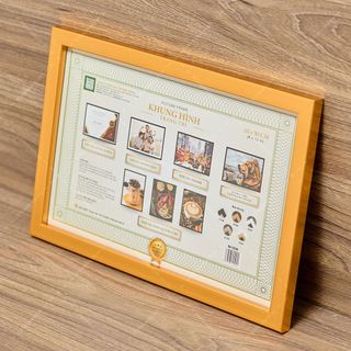 Khung Hình 20x30cm Treo Tường Khung Tranh Trang Trí -Măt Nhựa Mica trong suốt, An toàn