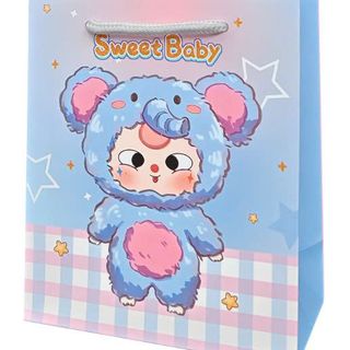 TÚI QUÀ DỌC BABY THREE (14.5X7.5X17CM)