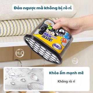 Hộp Hút Ấm Khử Mùi Than Hoạt Tính, Chống Ẩm Mốc Cho Tủ Quần Áo, Tủ Giày, Phòng Vệ Sinh