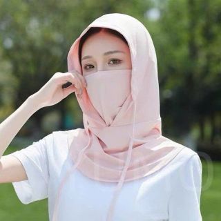 Mũ chống nắng Mũ trùm đầu dây rút Mũ trùm đầu nam và nữ