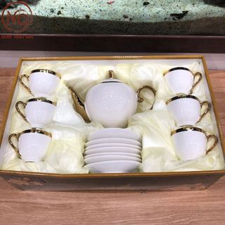 BỘ BÌNH TRÀ SANG TRỌNG VIỀN VÀNG